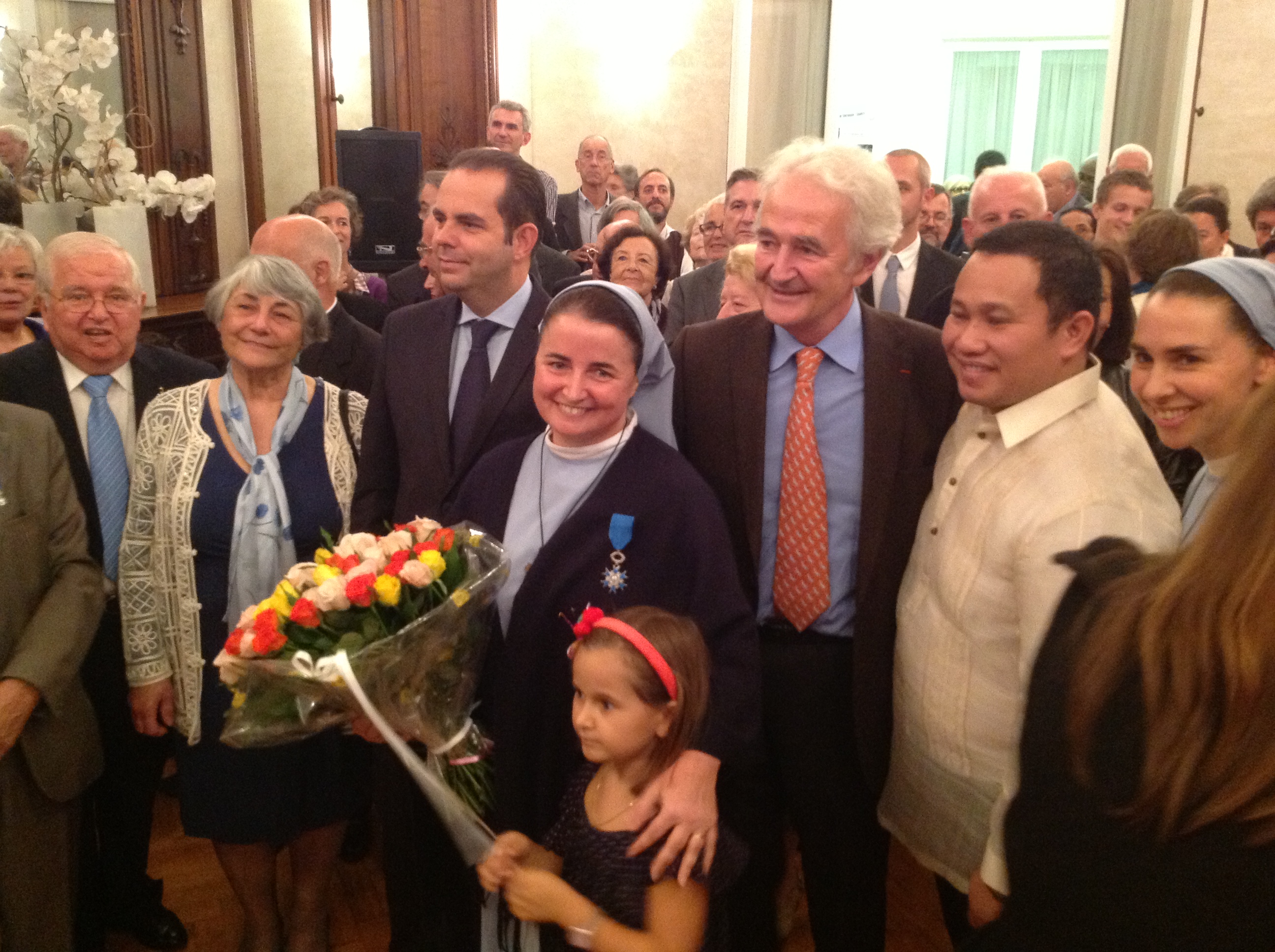 2013 | Sr. Sophie was awarded as Knight in the National Order of Merit
